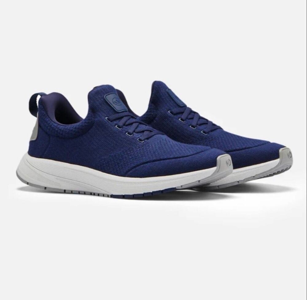 Peter Millar $195 Tellustride Knit Slip On Sneakers Navy Blue Mens 9.5 NWOB